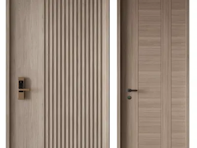  Door set 07 3D model