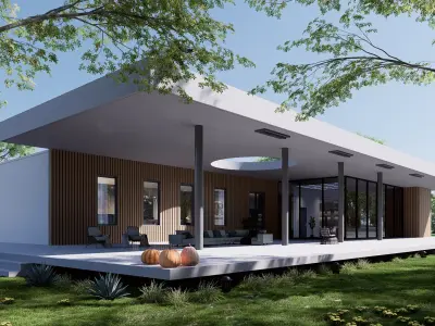 house Low-poly 3D model