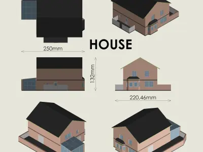 House Building 3D print model