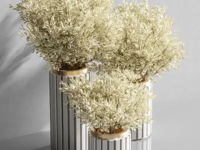 Indoor Plant Set 83 3D model