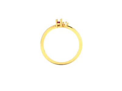 Women Ring  Render 3dm STL OBJ FBX Details 3D print model 192