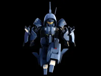 Bee Style  Asshimar and Quelimar variant Gundam 3D print model
