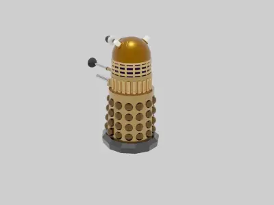 dalek Low-poly 3D model