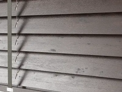 Wooden Blinds Set 16 3D model