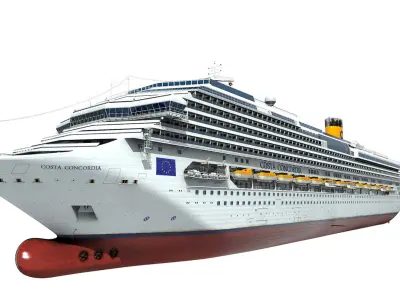  Costa Concordia Cruise Ship 