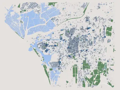 Tainan City Taiwan 3D model