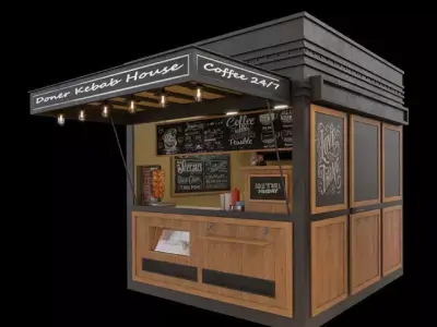 Doner Kebab House 3D model