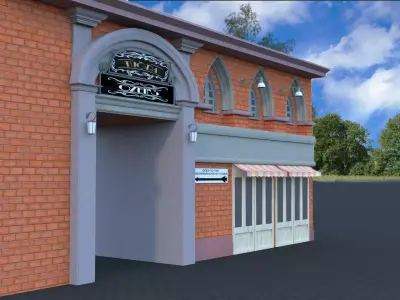 Valorant Games Old House 3D model