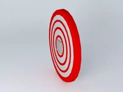 Wall Clock Detailed  Aluminium and Acrylic Free 3D model