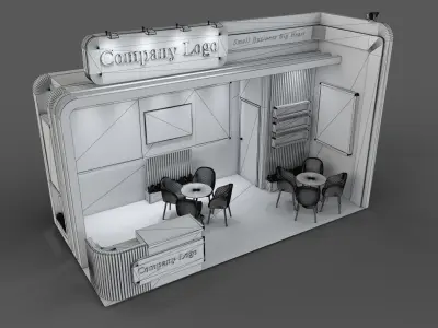 Exhibition Booth 3D model