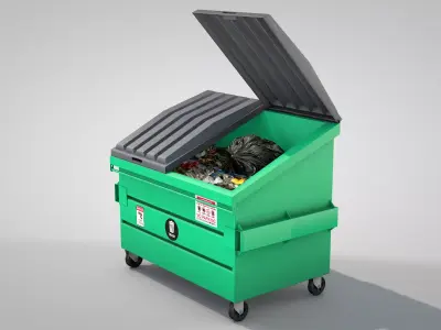 Garbage Container 3D model