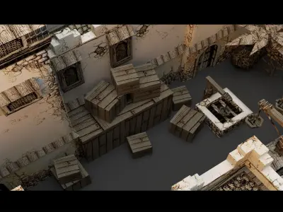Fortress- 3d Model 3D model