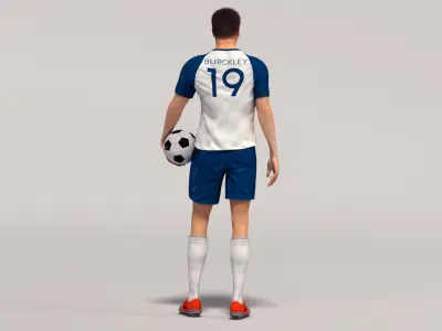  Male Soccer Player Animated HQ 