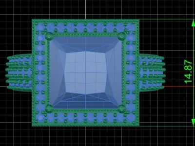 Jewelry ring 192 3D print model purchase