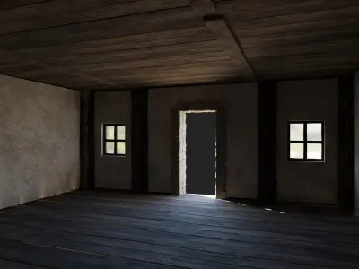 MEDIEVAL FANTASY FEUDAL TAVERN INN BAR SALOON STORE COLLECTION Low-poly 3D model