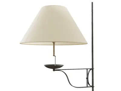 Metal Floor Lamp 3D model