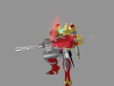 The Mecha Attacker 8 3D model