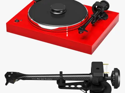 turntable 3D Model Pack