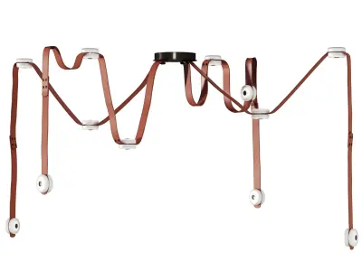 SNAPS Large LED Pendant by Hubbardtonforge 3D model