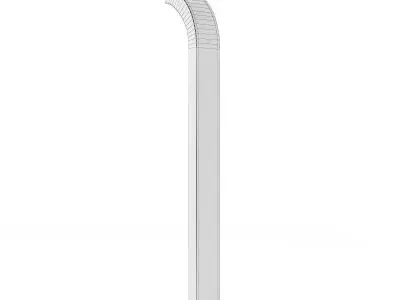 Modern Exterior Standing Lamp 3D Model 3D model