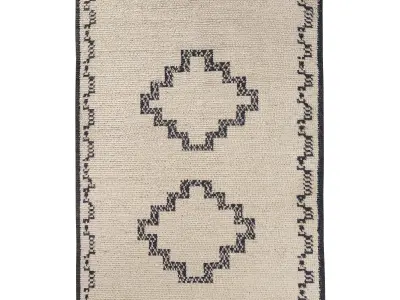 REHANA WOOL RUG 3D model