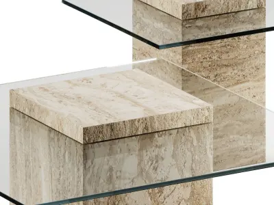 Liang and Eimil Rock Coffee Table Concrete 3D model