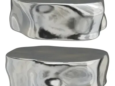 Roche Bobois cocktail table Silver Tree 3D model