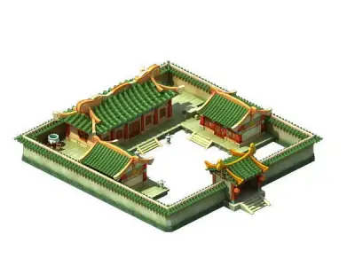 Ancient Architecture 3D model 12