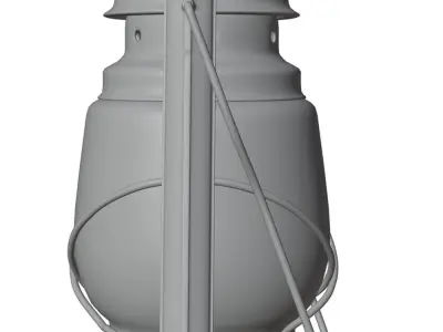 Red lantern HG2 3D model