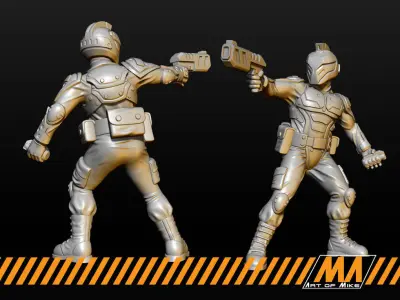 Cyber Police 3D print model