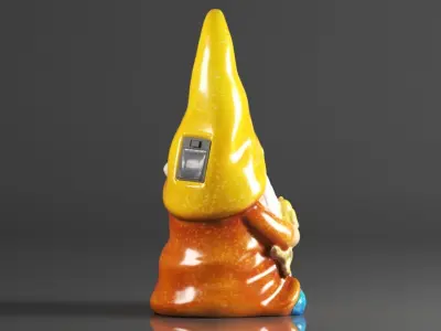 FLJZCZM Garden Gnome Statue 3D print model