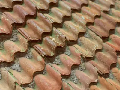 Roof Tiles PBR Seamless Material Texture