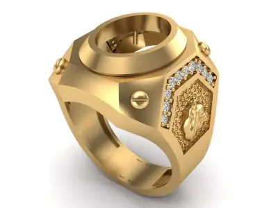 Jewelry ring 443 3D print model