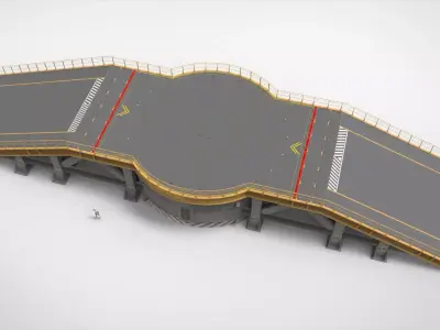 Sci-fi architecture 13 3D model