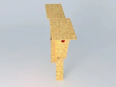 Bluebird House Free 3D model