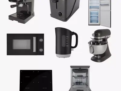 Kitchen Appliances Pack 3D model