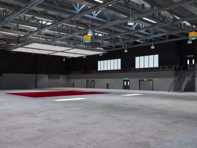Exhibition Hall 20 interior 3D model
