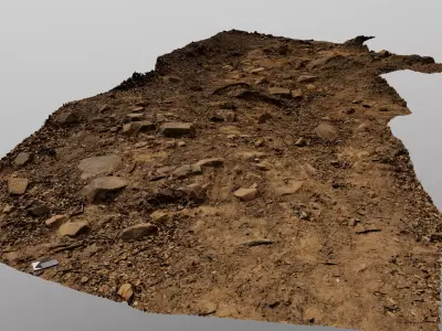 Forest Path 3D model