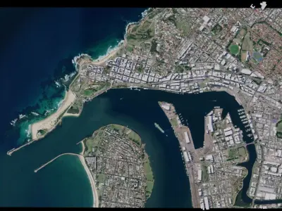 Newcastle - Australia 3D model