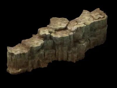 Snow White - precipice 05 3D model