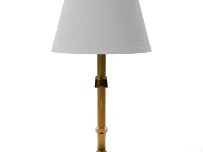 Ava Ribbon Table Lamp Low-poly 3D model