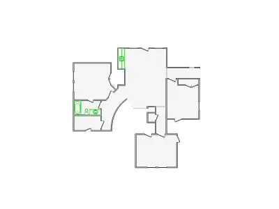  Detailed Interior Sketch - 3001-3500 SF - Xactimate 3D model