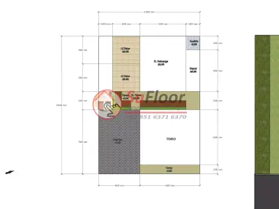 House 11x15m code 580 - Sketchup 3D model 3D model 3D model