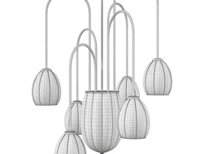 SALICE CHANDELIER Low-poly 3D model