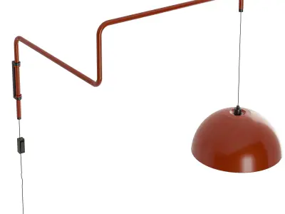 Plug-in wall light Low-poly 3D model