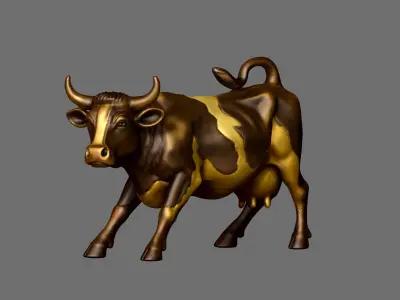 Wall Street  Cow decorative statue 3D print model