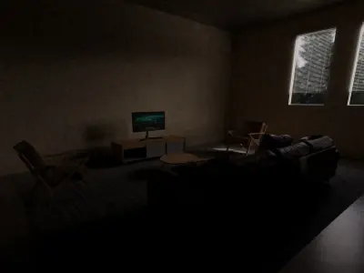 living room 3D model