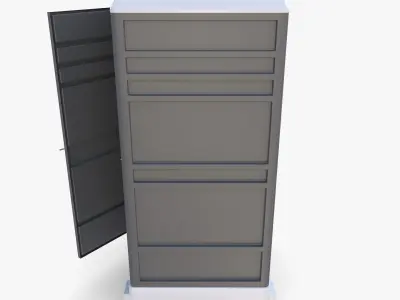 Portable toilet v4 3D model