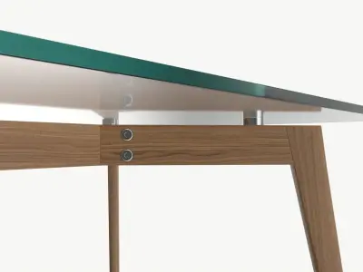 Coffee table Helena rectangle 3D model
