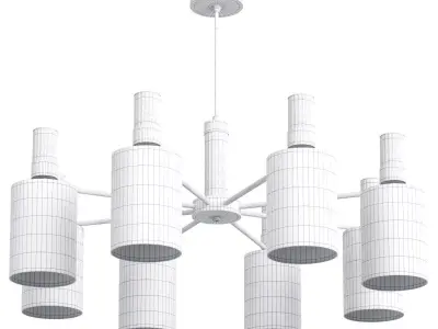 Pendant lamp on a rod Lumion ARNIKA Low-poly 3D model